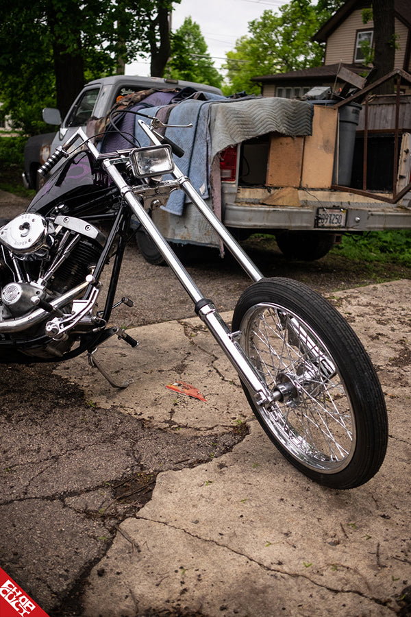 A photo of the front end of the bike