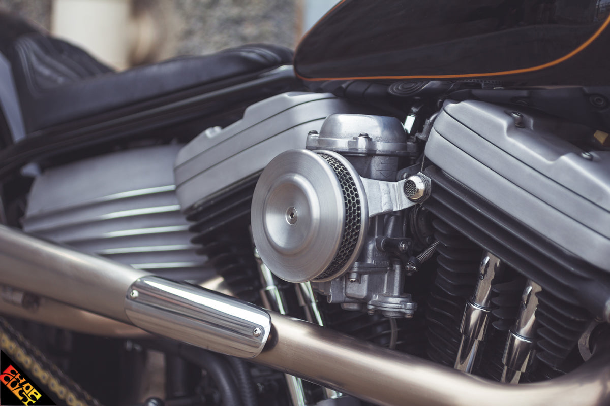 Custom sportster hardtail bobber