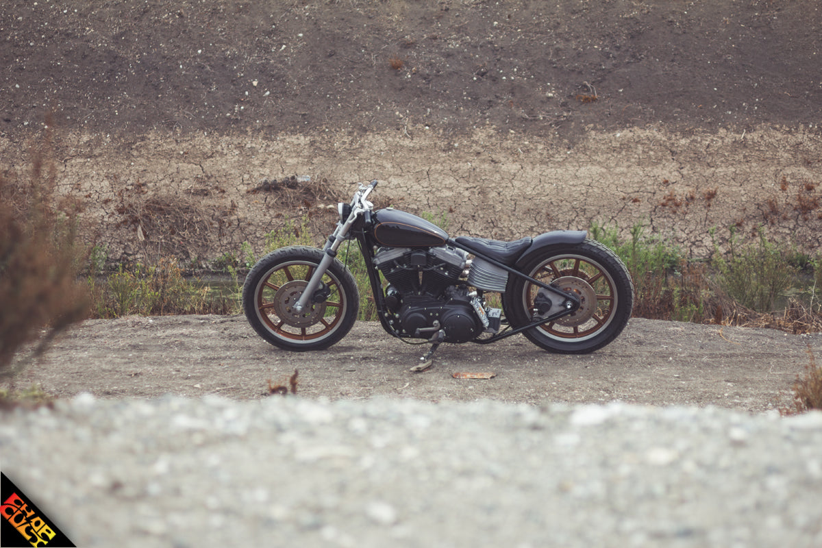 Custom sportster hardtail bobber