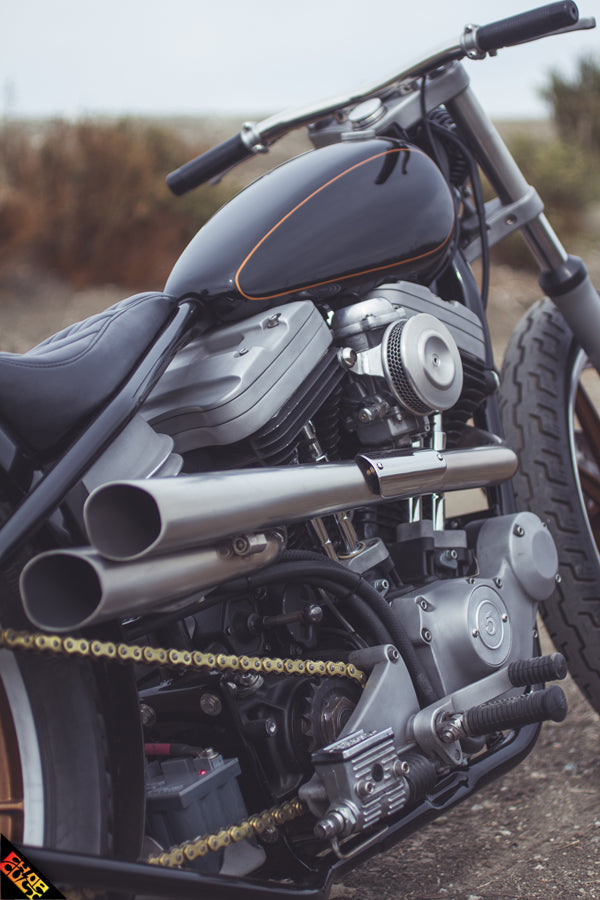 Custom sportster hardtail bobber