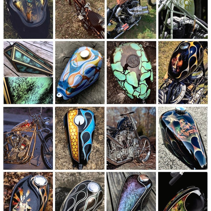 Custom Motorcycle Paint by Scott Hoepker of Chemical Candy Customs