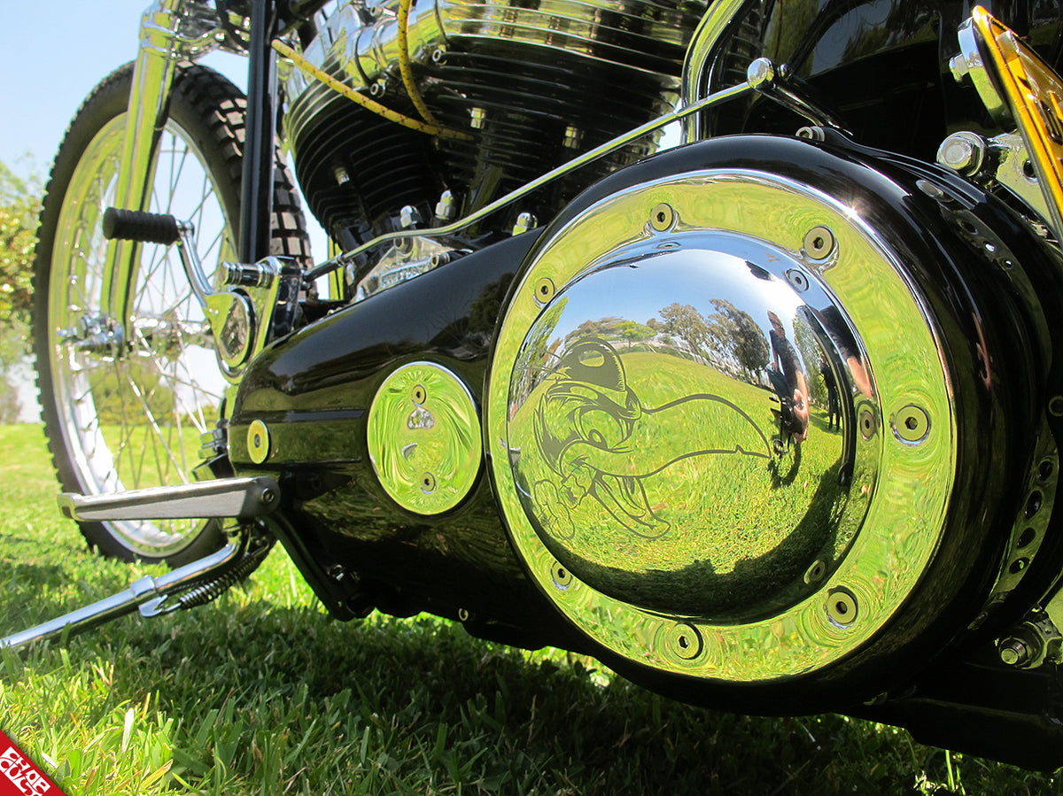 Panhead motorcycle panhead b side