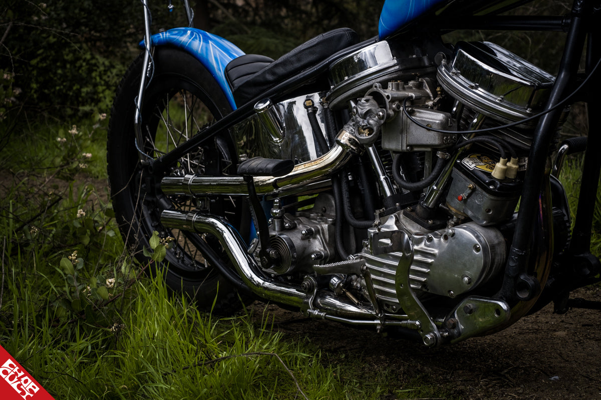 Panhead motorcycle engine
