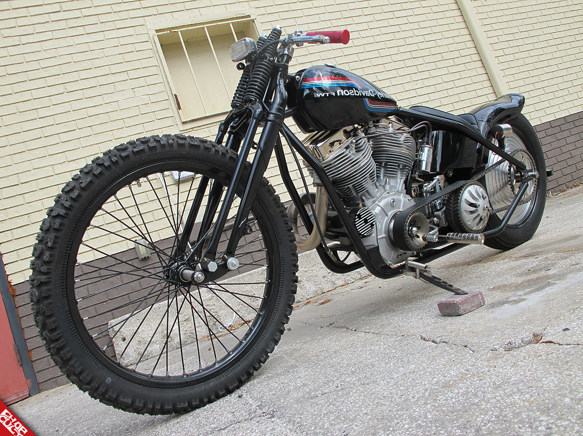 Panhead motorcycle b side