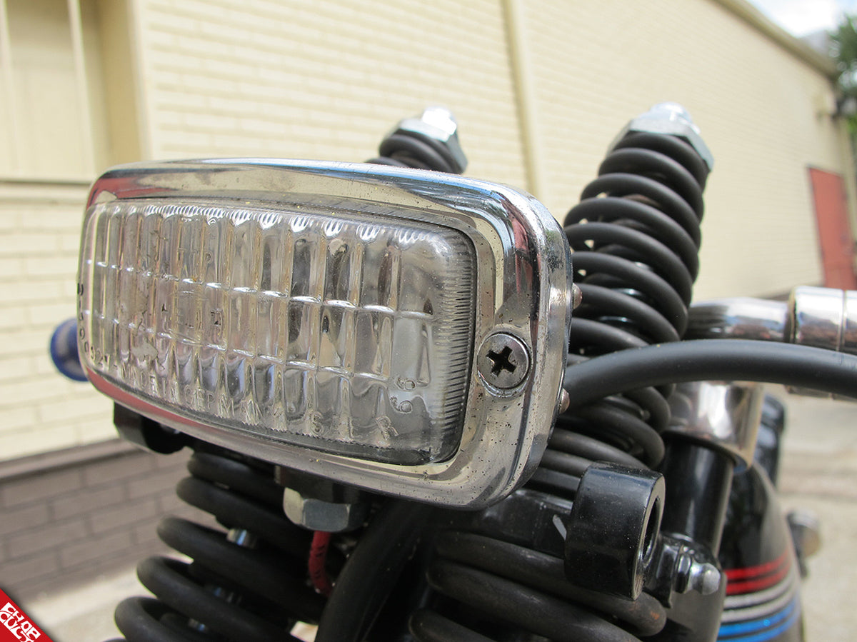 Panhead motorcycle headlight