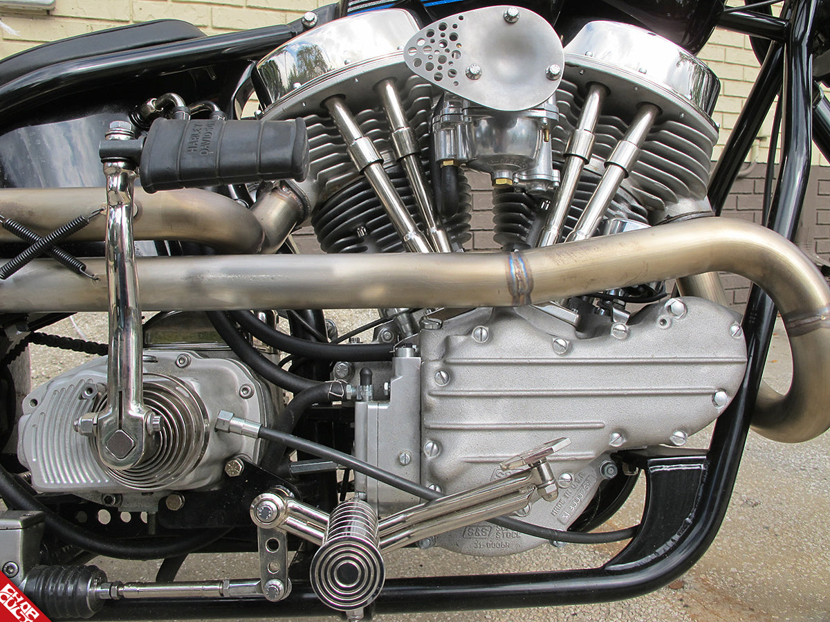 Panhead motorcycle engine