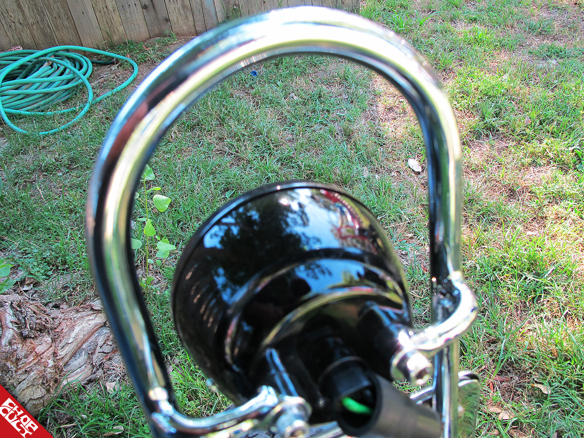 Knucklehead motorcycle sissy bar