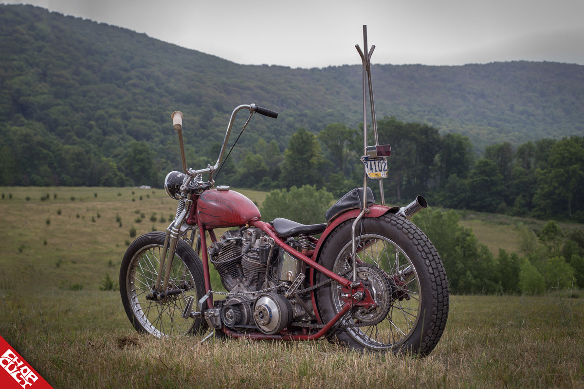Shovelhead motorcycle b side