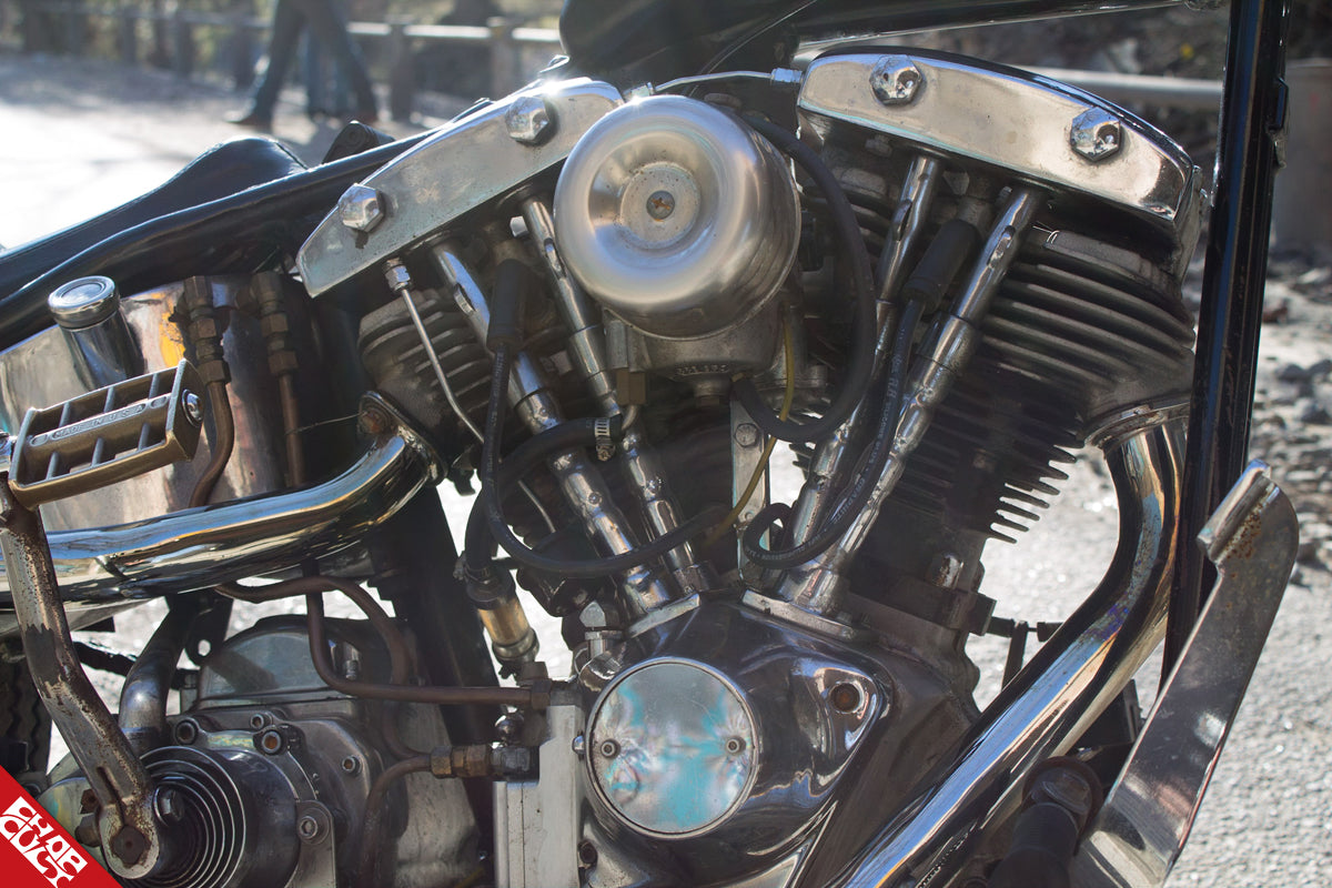 Custom shovelhead motorcycle engine