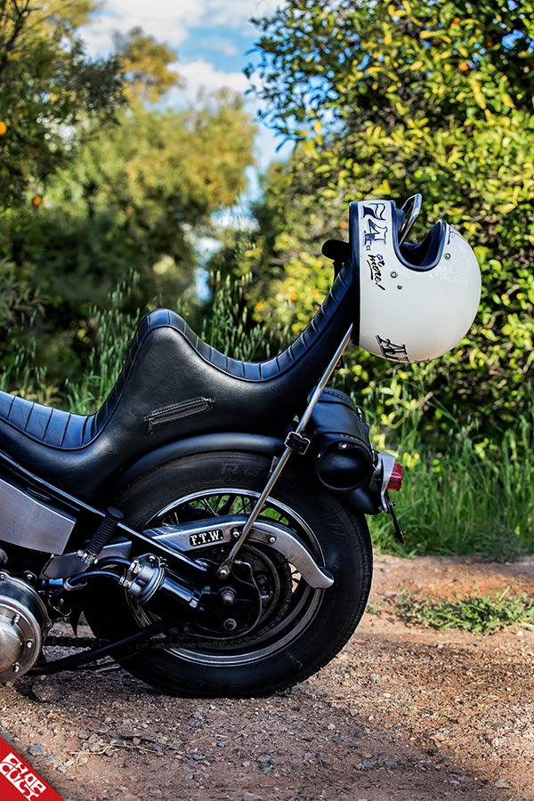 Panhead motorcycle seat