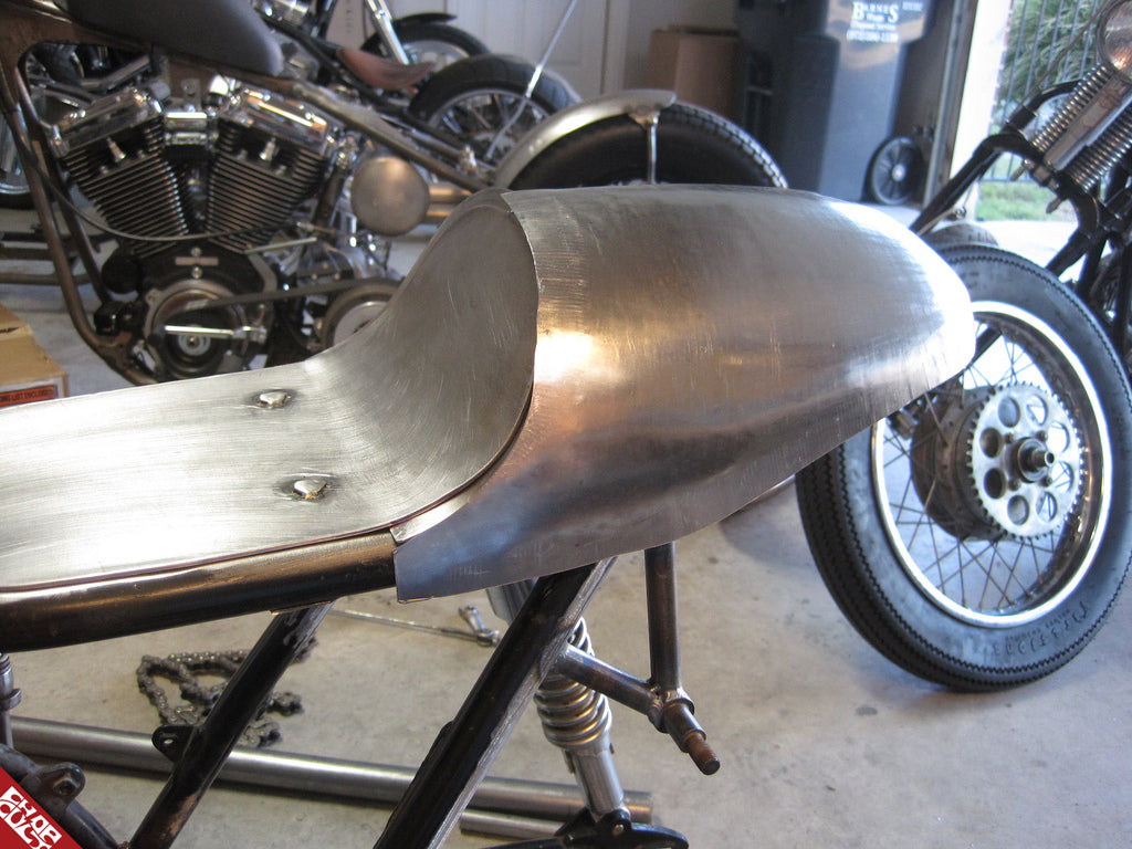 The bike tail made of steel