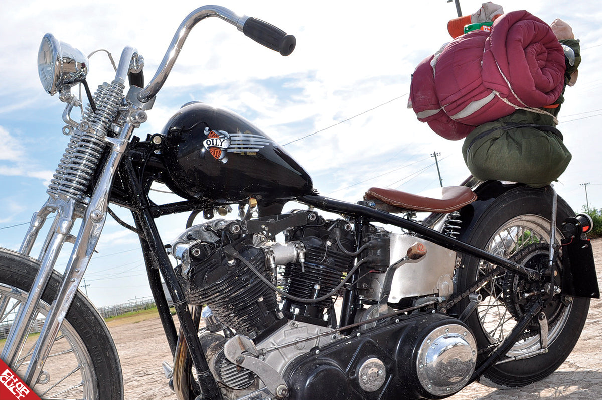 A photo of the left side of the bike