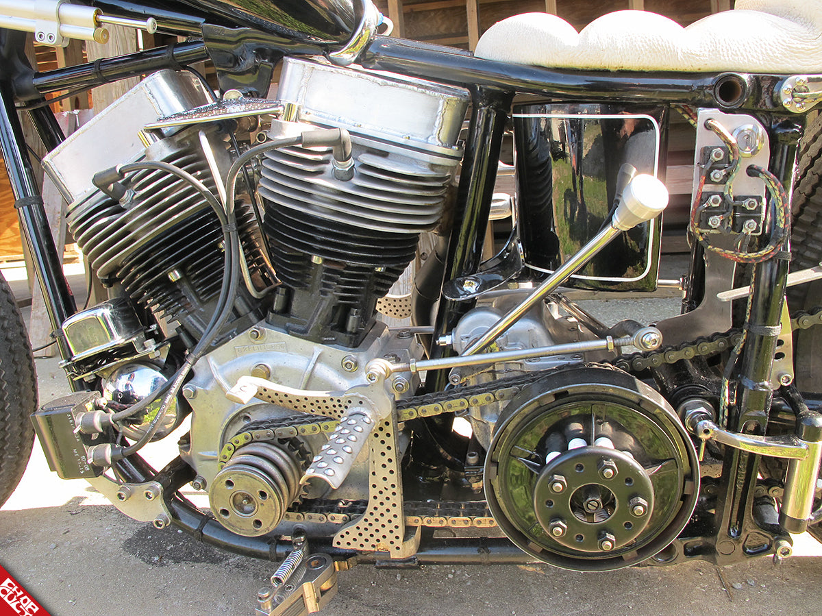 Panhead motorcycle engine