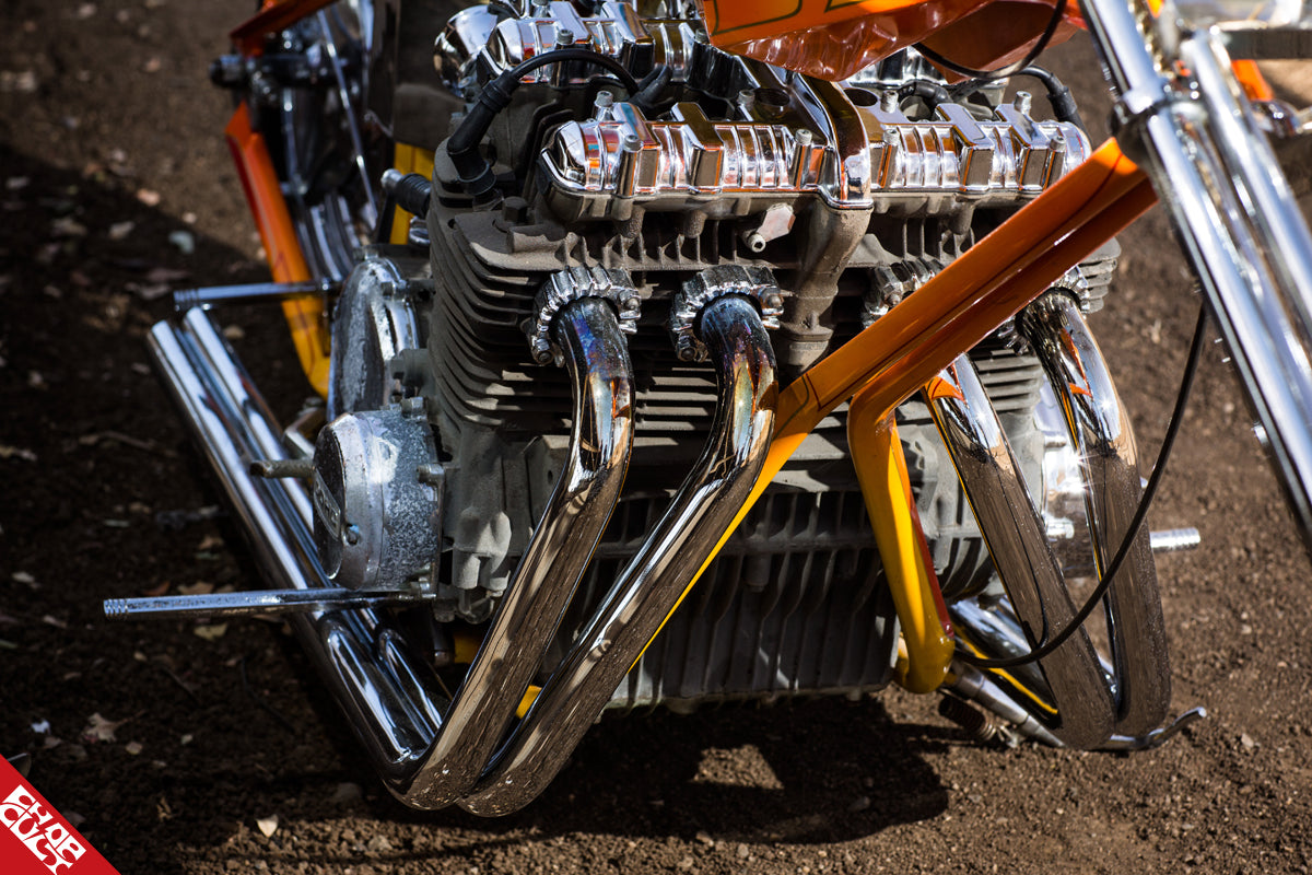 Kawasaki motorcycle engine front