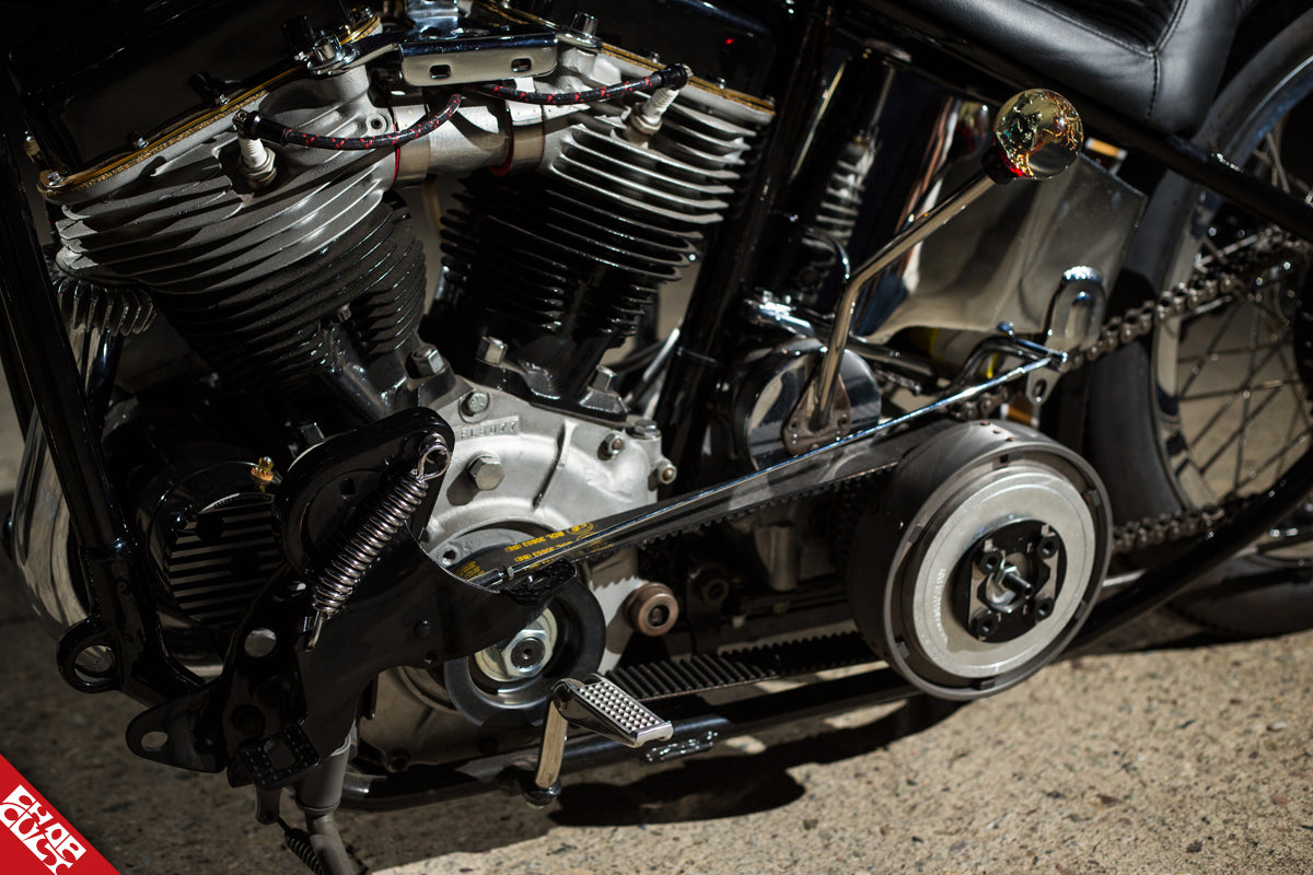 Panhead motorcycle engine