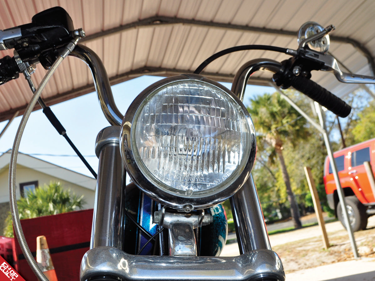 Custom motorcycle headlight