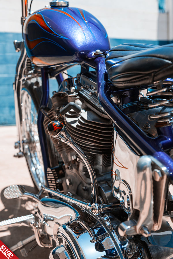 Panhead motorcycle engine