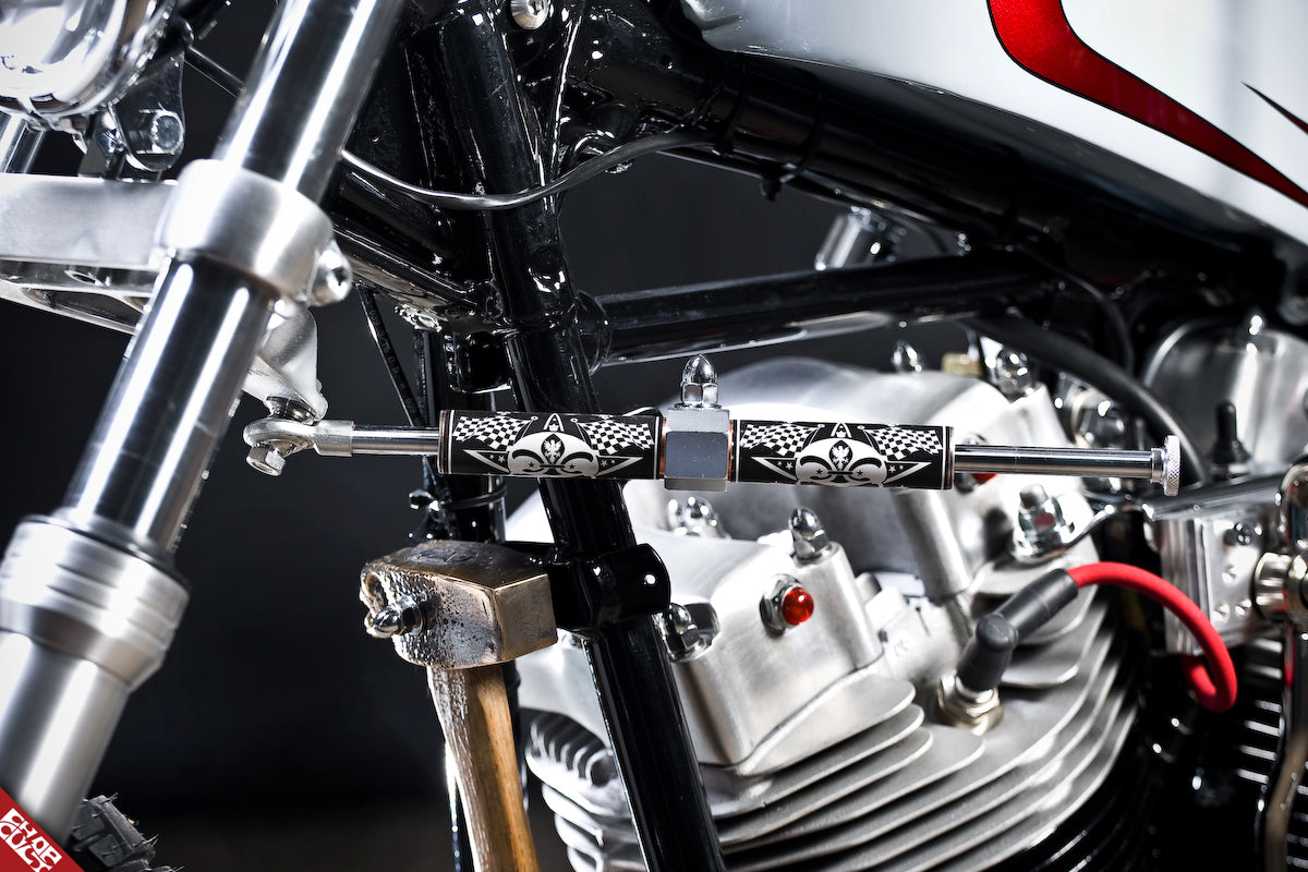 Custom motorcycle art detail