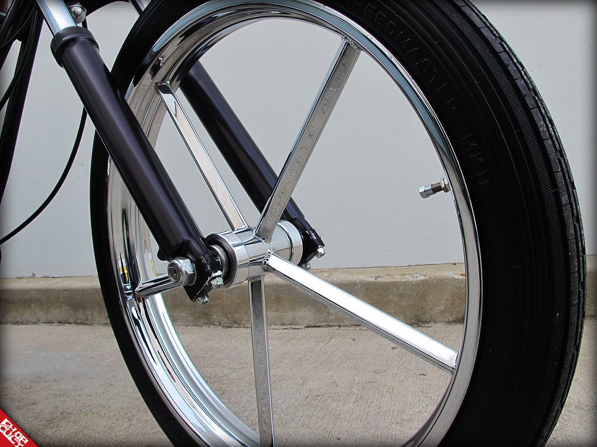 Invader motorcycle wheel